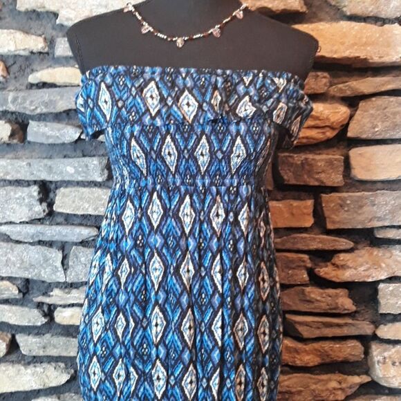 Forever 21 strapless maxi dress sz medium - Picture 2 of 9